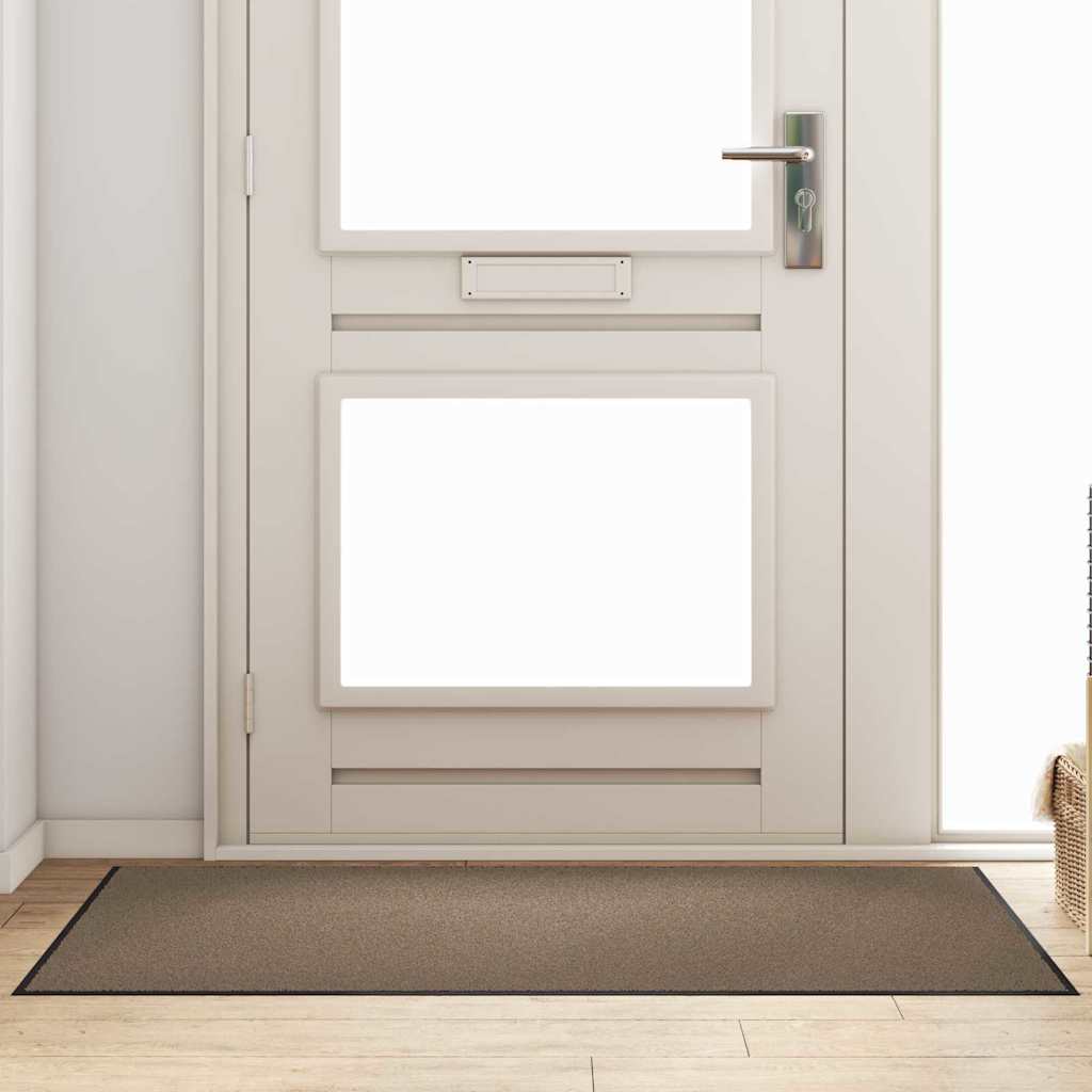 Χαλάκι Εξώπορτας Άλλο Μπεζ και Μαύρο 90 x 150 cm - Pakobazaar