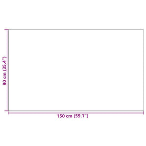 Χαλάκι Εξώπορτας Άλλο Μπεζ και Μαύρο 90 x 150 cm - Pakobazaar