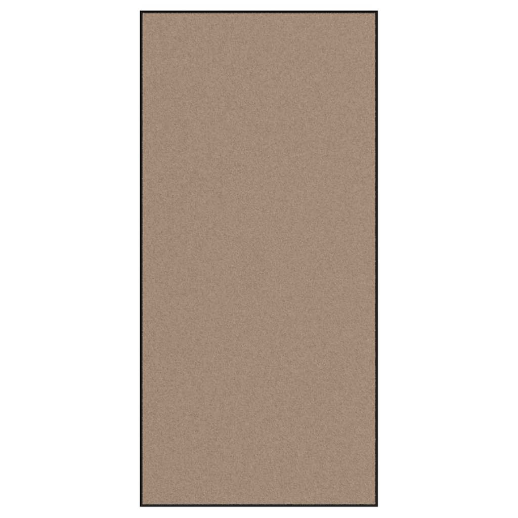 Χαλάκι Εξώπορτας Μπεζ και Μαύρο 120 x 250 cm 100% Πολυαμίδιο