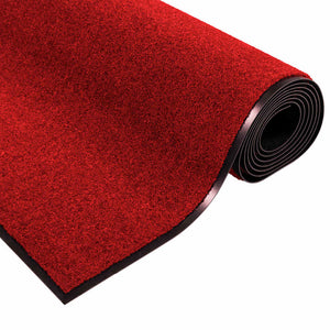 Χαλάκι Εξώπορτας Κόκκινο και Μαύρο 60 x 180 cm 100% Πολυαμίδιο - Pakobazaar