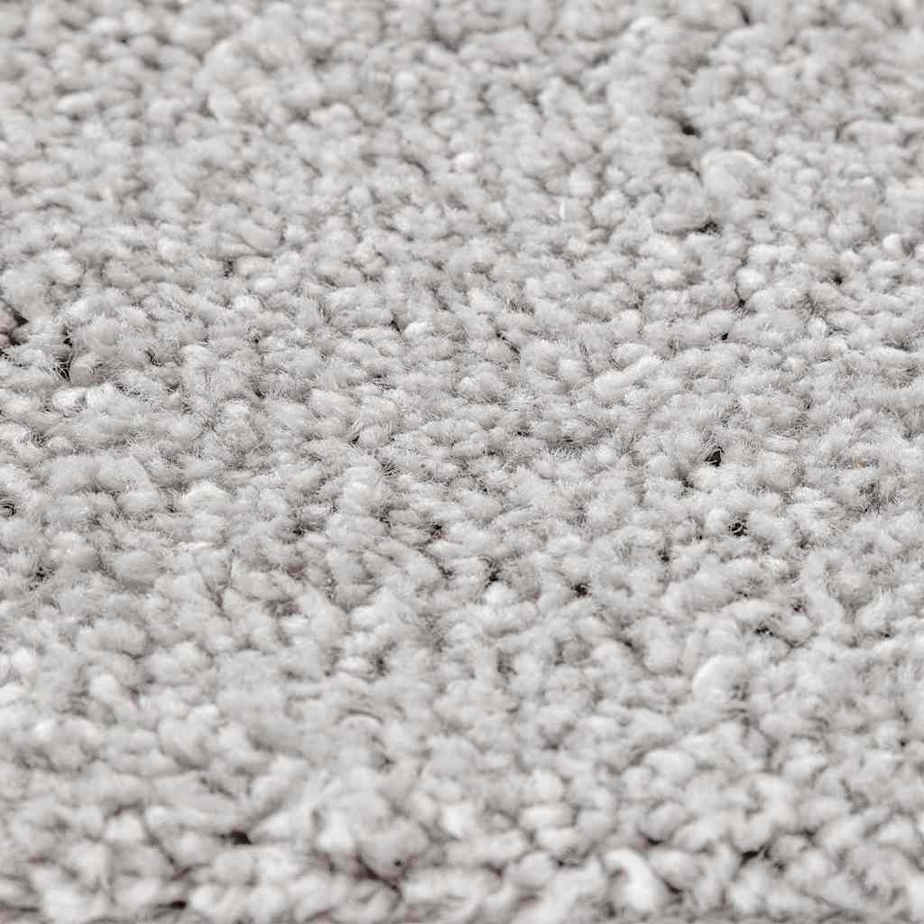 Αντιολισθητικό Σαγκί Χαλάκι Γκρι 120 x 120 cm PP