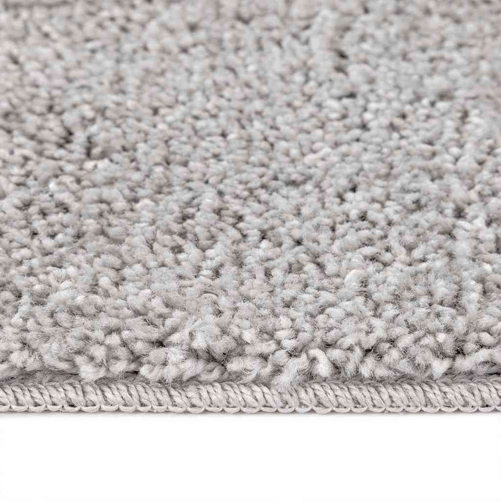 Αντιολισθητικό Σαγκί Χαλάκι Γκρι 120 x 120 cm PP