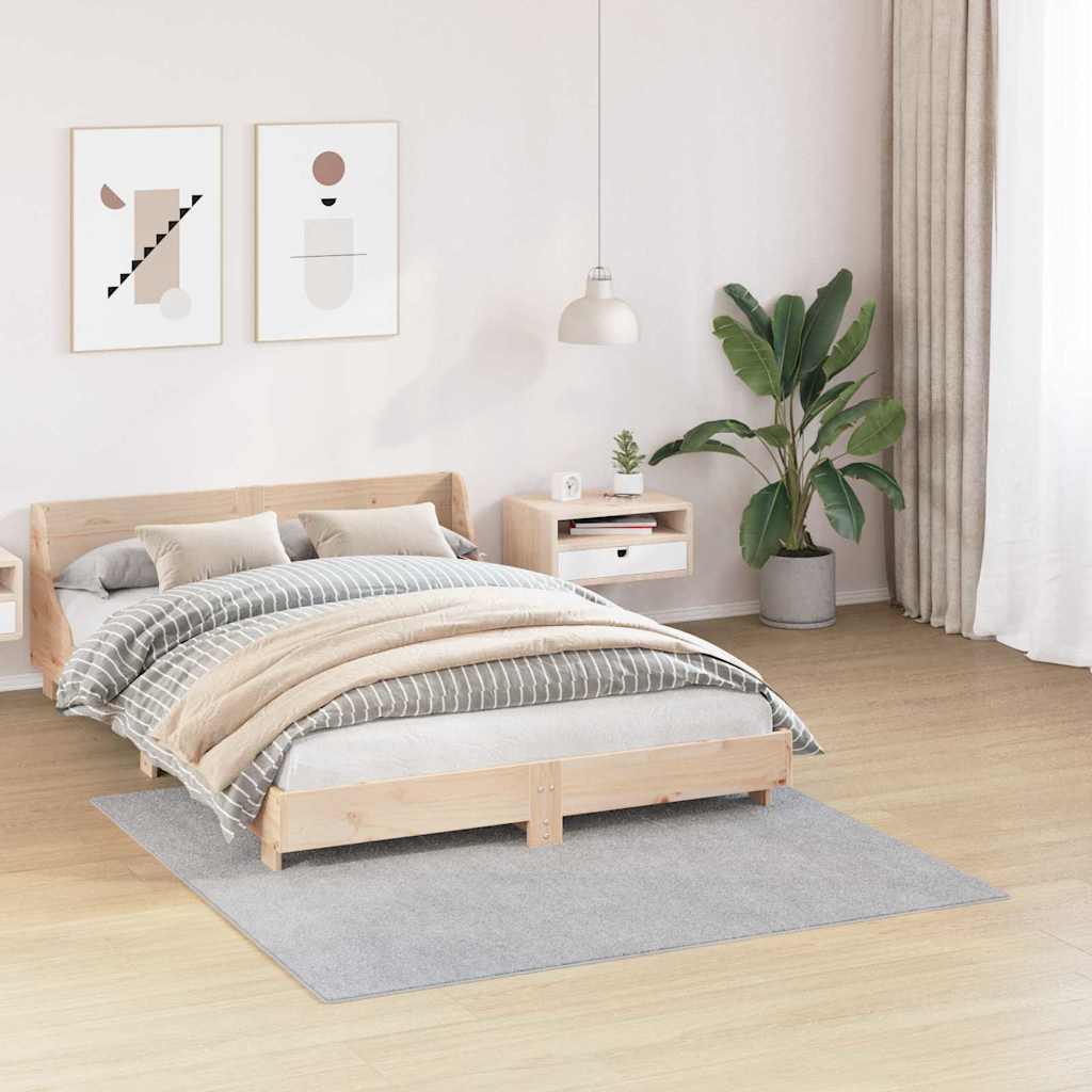 Αντιολισθητικό Σαγκί Χαλάκι Γκρι 160 x 160 cm PP