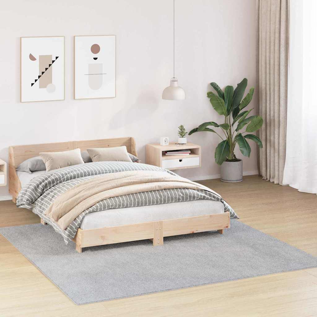 Αντιολισθητικό Σαγκί Χαλάκι Γκρι 200 x 200 cm PP