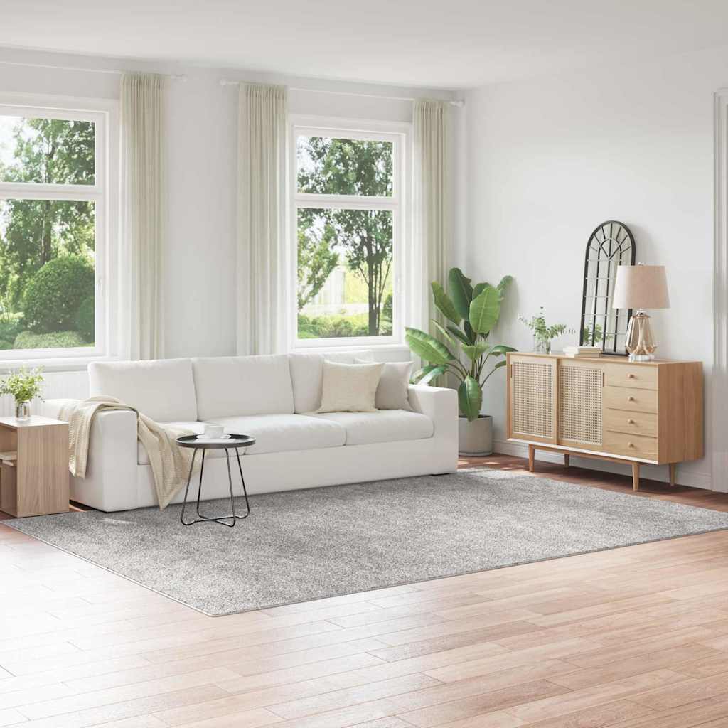 Αντιολισθητικό Σαγκί Χαλάκι Γκρι 240 x 340 εκ. PP - Pakobazaar