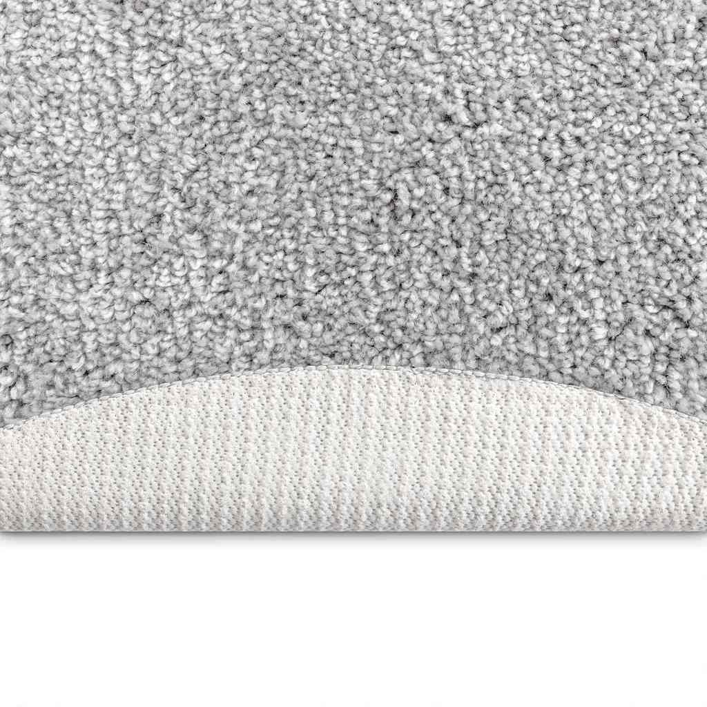 Αντιολισθητικό Σαγκί Χαλάκι Γκρι 120 x 120 cm PP