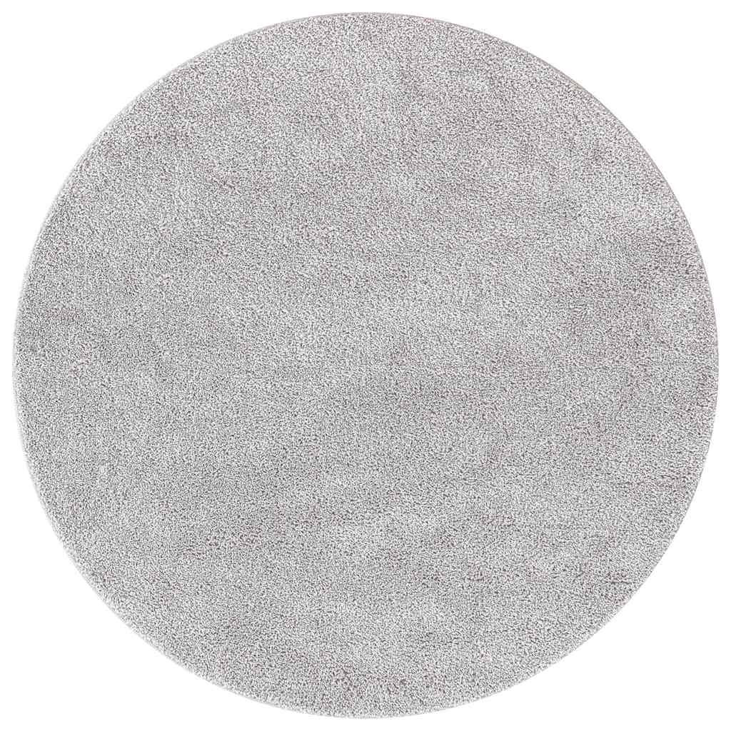Αντιολισθητικό Σαγκί Χαλάκι Γκρι 160 x 160 cm PP
