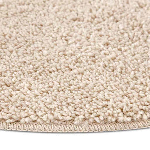Αντιολισθητικό Σαγκί Χαλάκι Κρεμ 120 x 120 cm PP