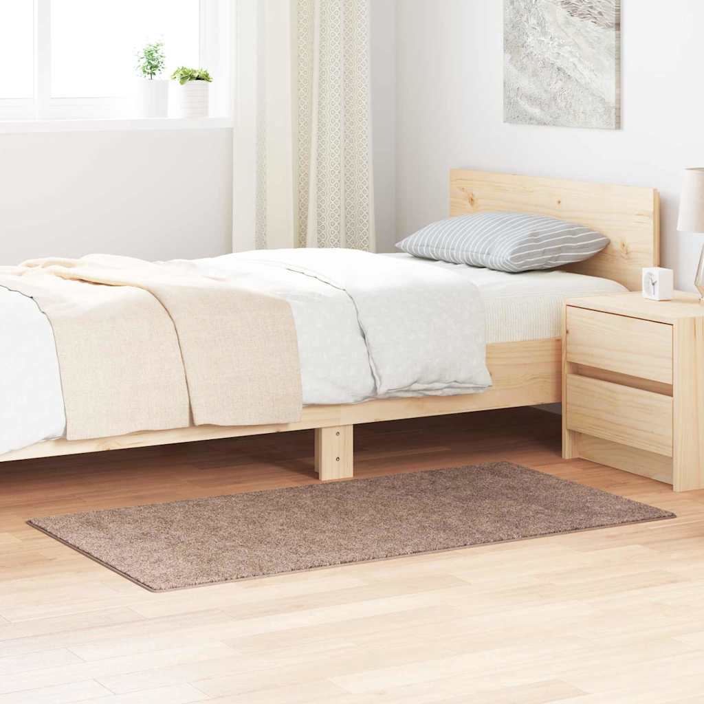 Αντιολισθητικό Σαγκί Χαλάκι Καφέ 80 x 150 cm PP - Pakobazaar