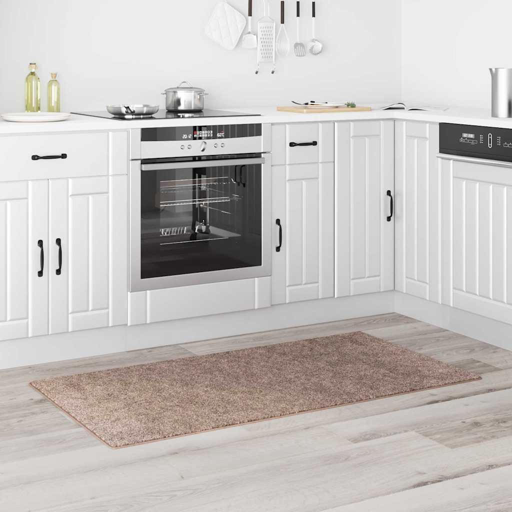 Αντιολισθητικό Σαγκί Χαλάκι Καφέ 80 x 150 cm PP - Pakobazaar