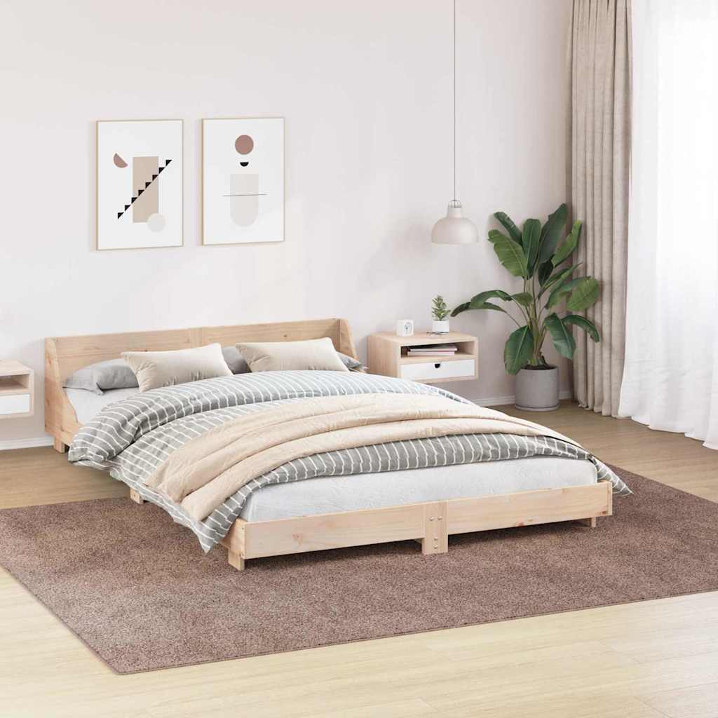 Αντιολισθητικό Σαγκί Χαλάκι Καφέ 240 x 340 εκ. PP