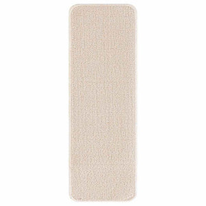 Χαλιά Σκαλοπατιών Αντιολισθητικά 15 pcs Κρεμ 60 x 25 cm PP - Pakobazaar