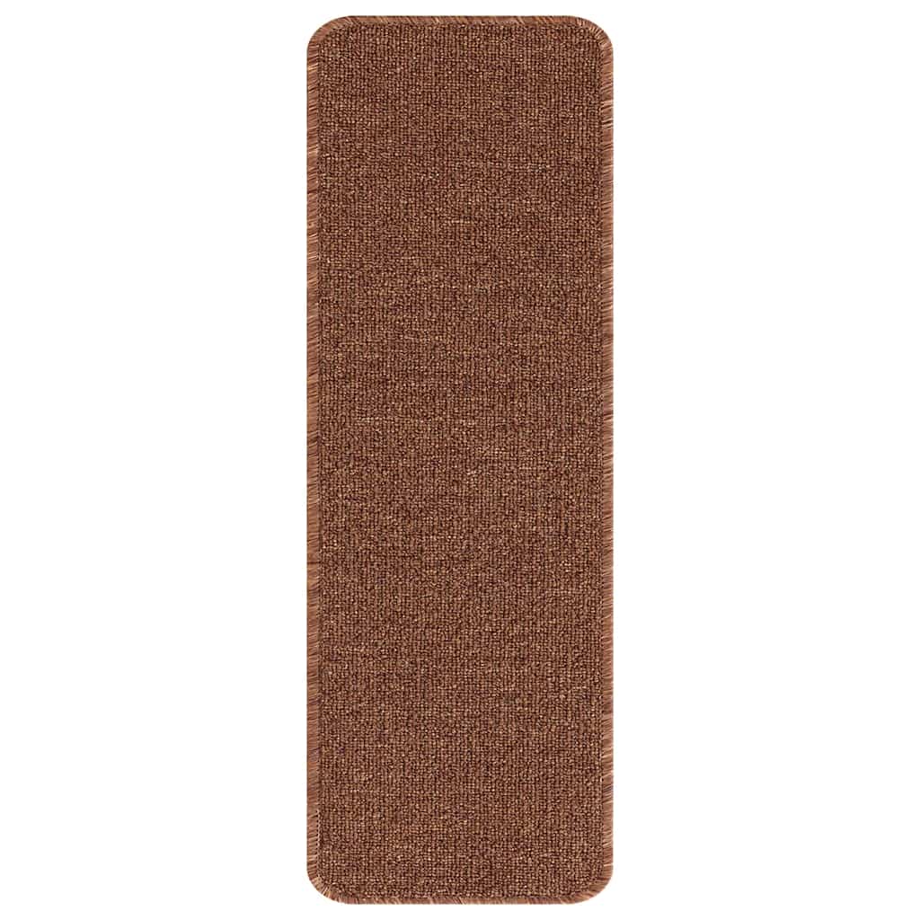 Χαλιά Σκαλοπατιών Αντιολισθητικά 15 pcs Κίτρινο 60 x 25 cm PP