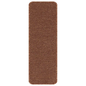 Χαλιά Σκαλοπατιών Αντιολισθητικά 15 τεμ. 60 x 25 cm Κίτρινο PP