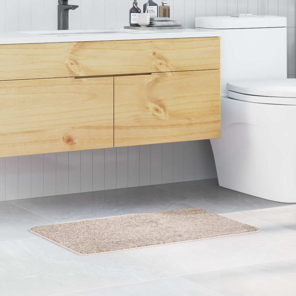 Αντιολισθητικό μαξιλάρι μπάνιου Κρεμ 50 x 80 cm PP - Pakobazaar