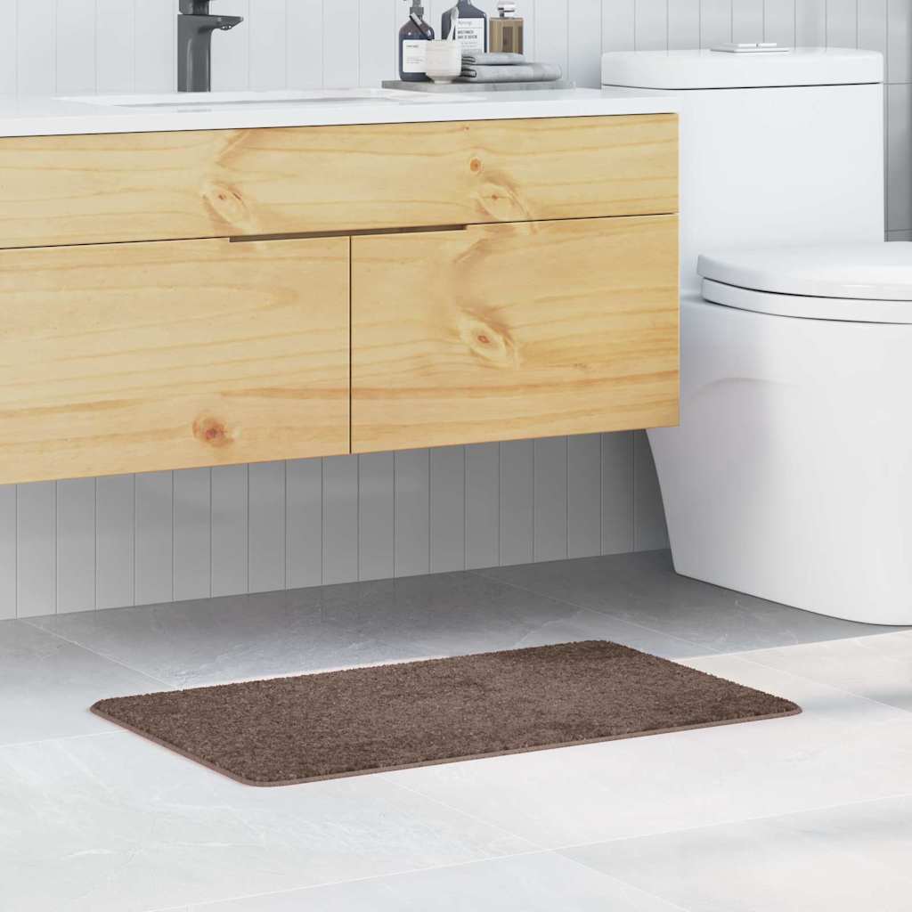 Αντιολισθητικό μαξιλάρι μπάνιου Καφέ 50 x 80 cm PP - Pakobazaar