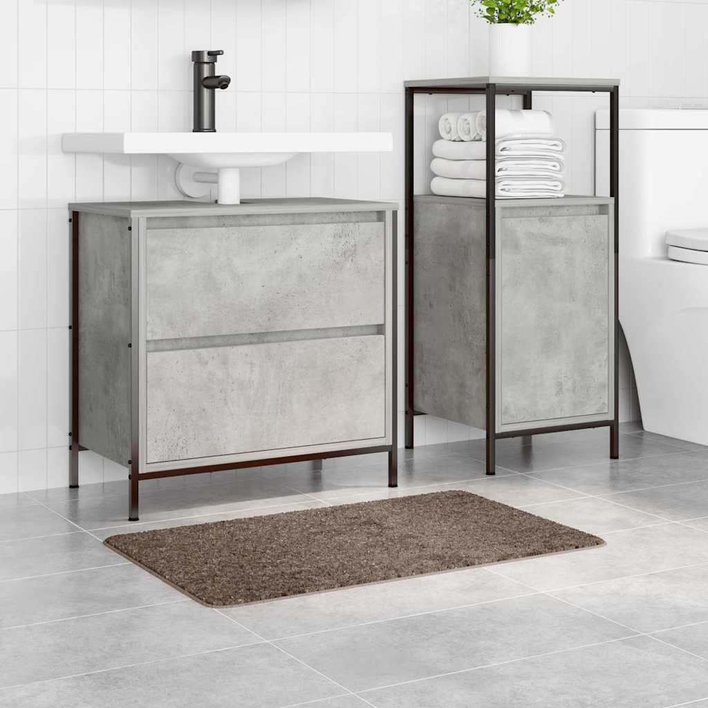 Αντιολισθητικό μαξιλάρι μπάνιου Καφέ 50 x 80 cm PP - Pakobazaar