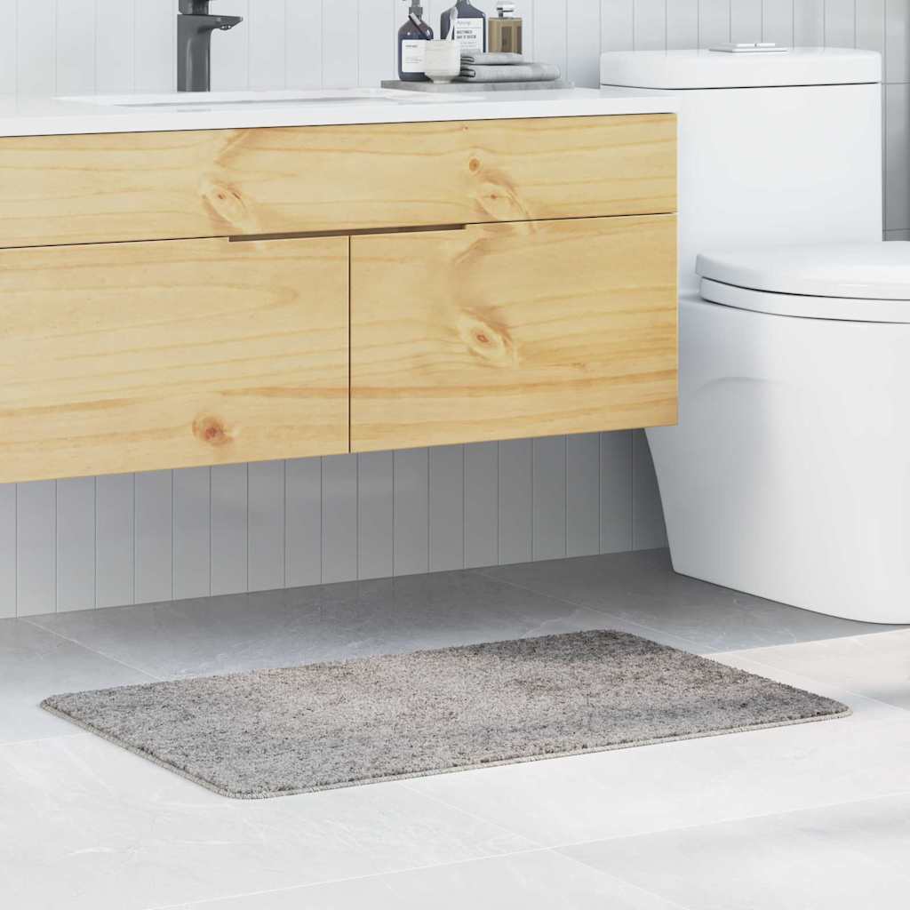 Αντιολισθητικό μαξιλάρι μπάνιου Γκρι 60 x 90 cm PP - Pakobazaar