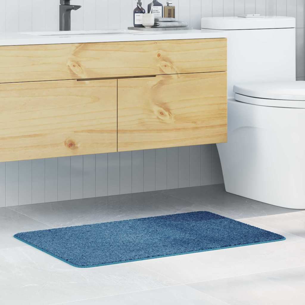 Αντιολισθητικό μαξιλάρι μπάνιου Μπλε 60 x 90 cm PP