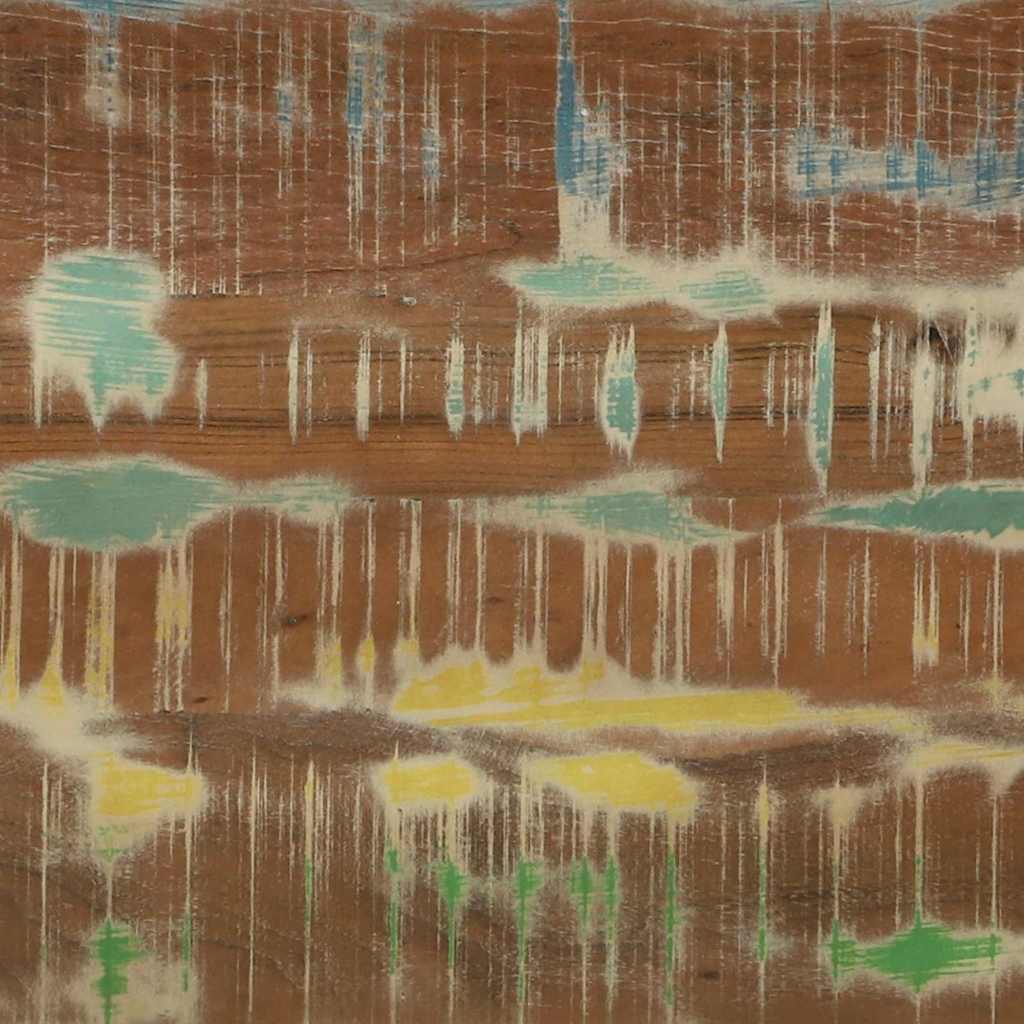 Τραπεζάκι σαλονιού Πολύχρωμο Στερεό Ανακτηθέν Ξύλο - Pakobazaar