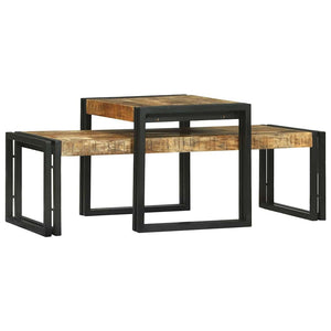 Τραπεζάκι σαλονιού 2 τμχ. Καφέ 48 x 40 x 40 εκ