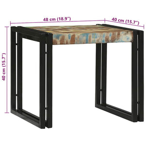 Τραπεζάκι σαλονιού 2 τμχ. Πολύχρωμο 48 x 40 x 40 εκ