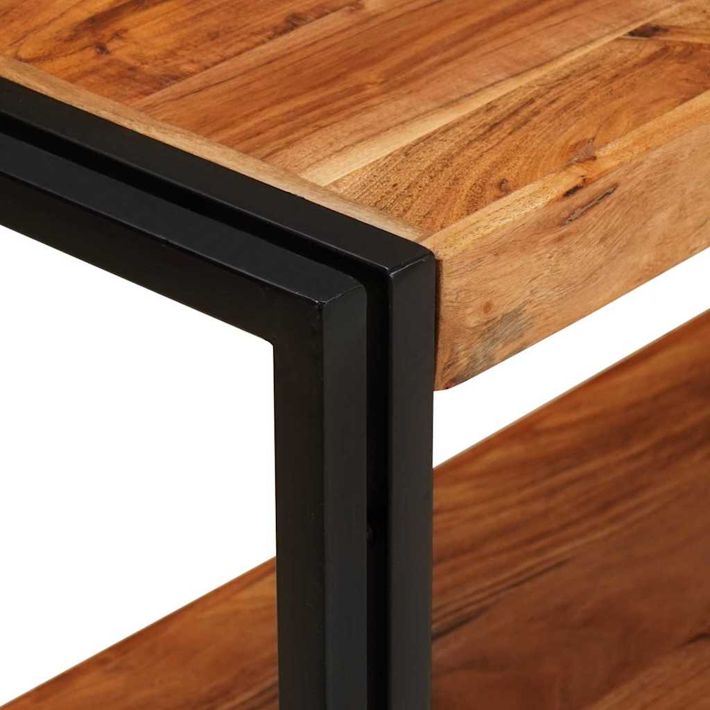 Τραπέζι κονσόλας Καφέ 160 x 33 x 75 εκ. Στερεό Ξύλο Ακακίας - Pakobazaar