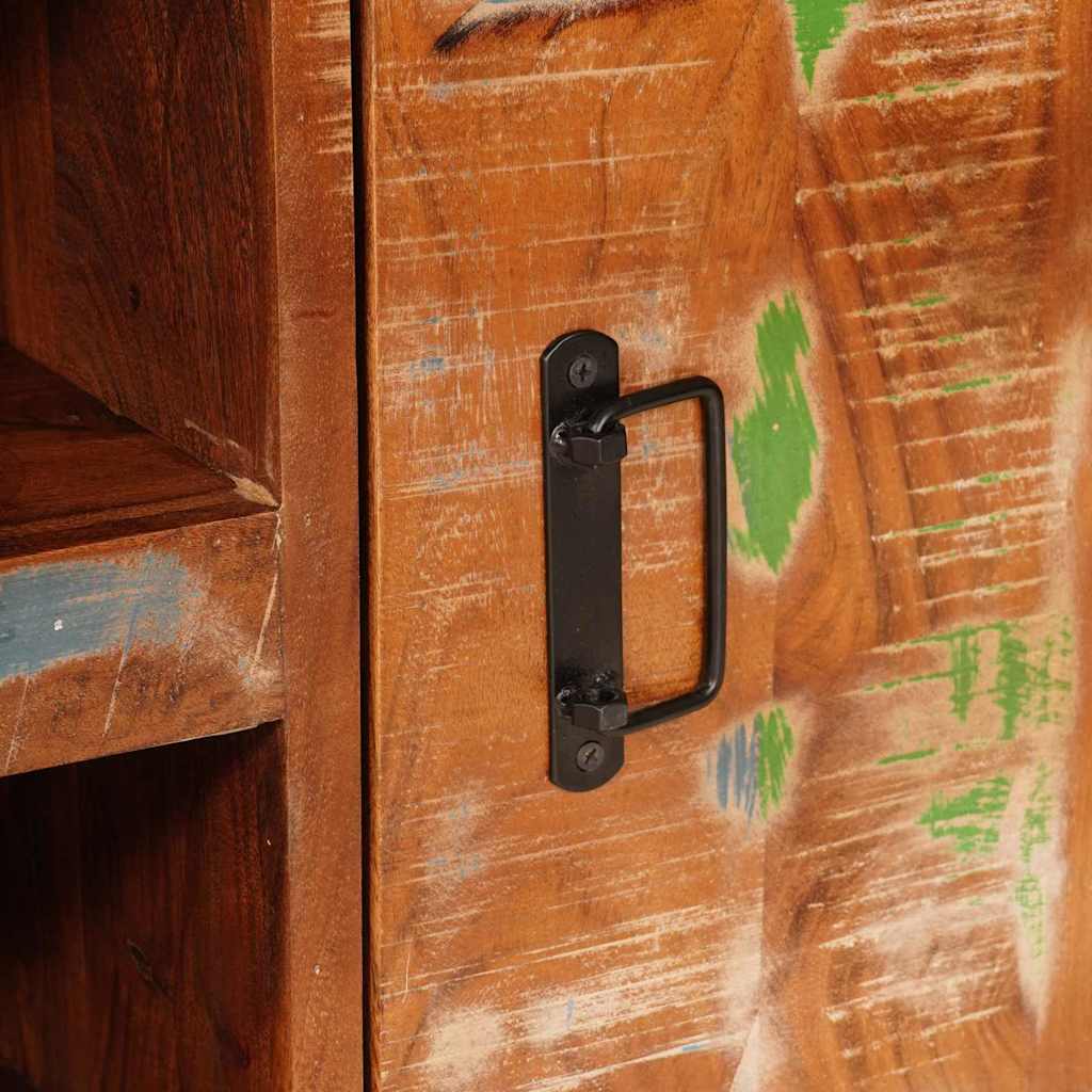 Ντουλάπι TV Πολύχρωμο 120 x 33 x 50 εκ Μασίφ ανακυκλωμένο ξύλο - Pakobazaar