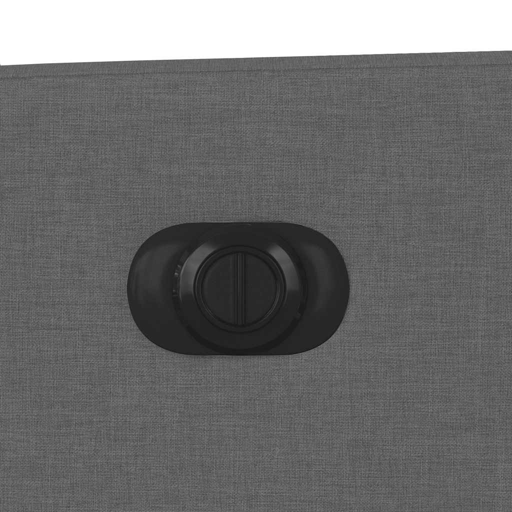 Πολυθρόνα Μασάζ Ανακλινόμενη Ηλεκτρική Σκούρο Γκρι Υφασμάτινη