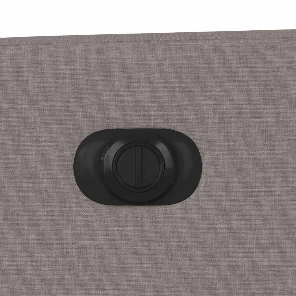 Πολυθρόνα Μασάζ Ηλεκτρική Ανακλινόμενη Taupe Υφασμάτινη