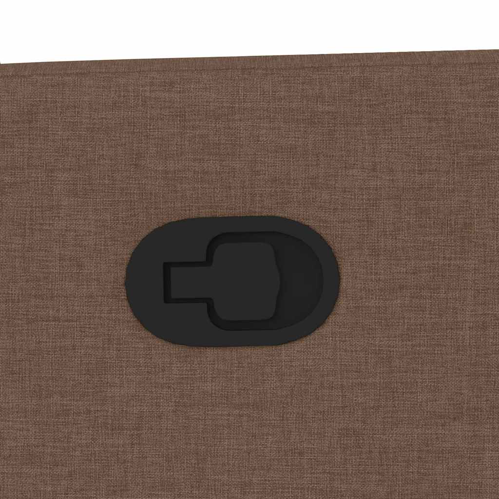 Πολυθρόνα Ανακλινόμενη με Ανύψωση Καφέ Υφασμάτινη - Pakobazaar