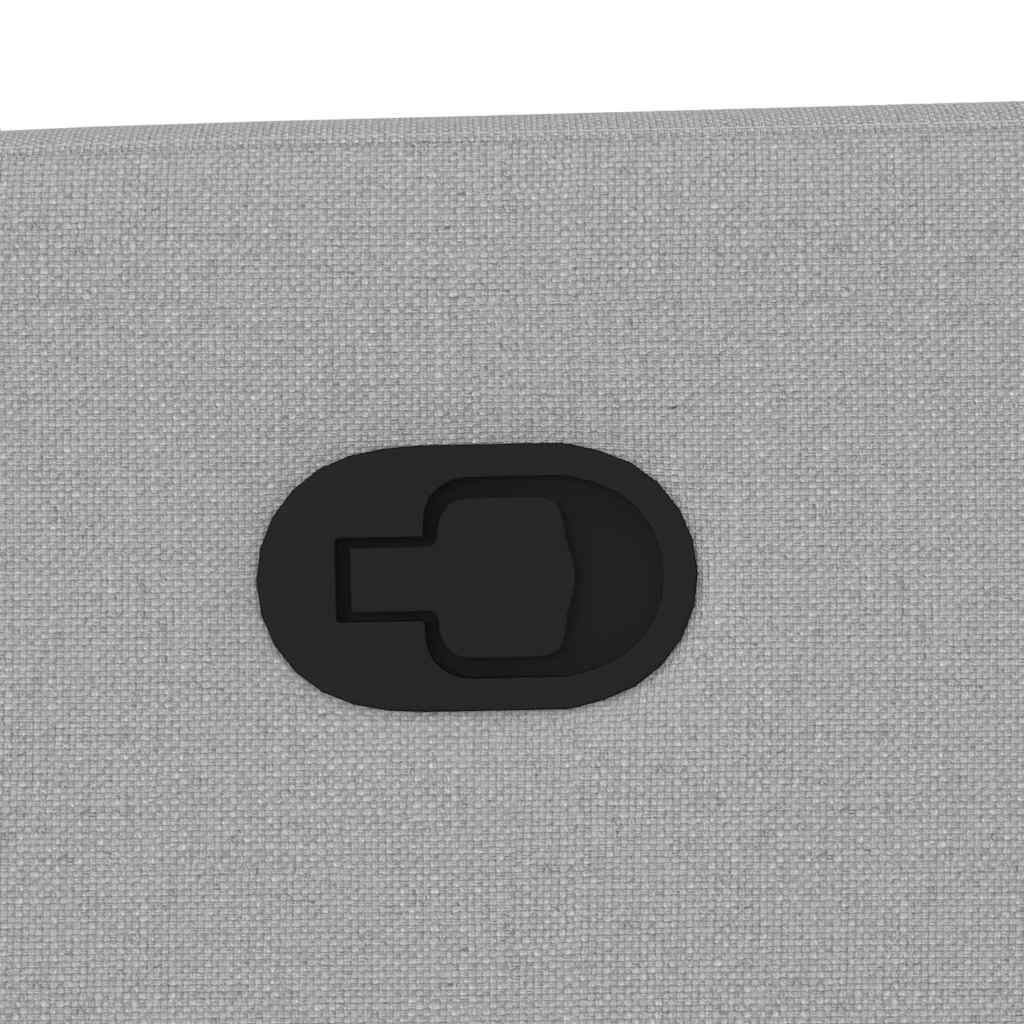 Μόνιμη πολυθρόνα μασάζ καρέκλα ανάκλισης σύννεφο γκρι ύφασμα - Pakobazaar