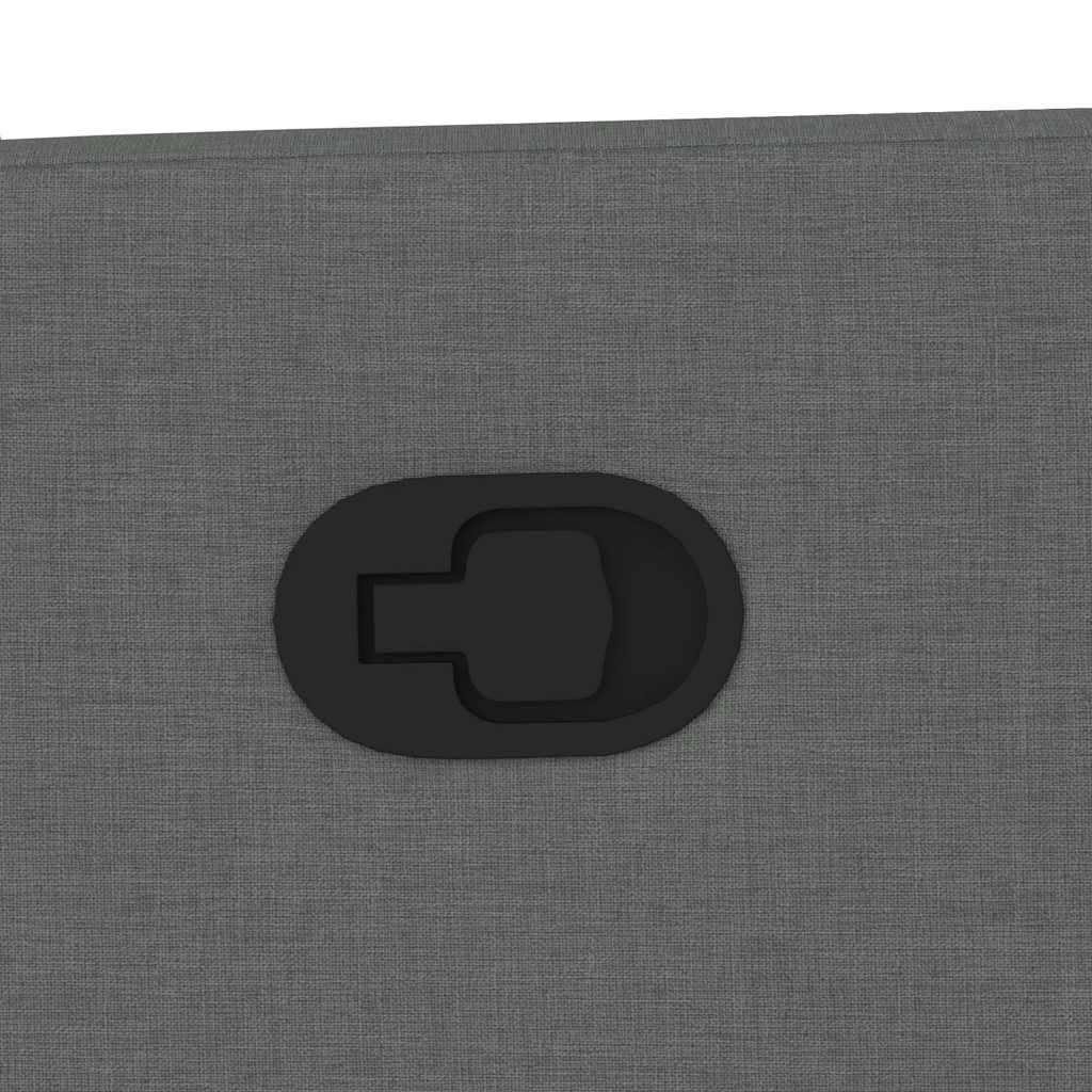 Πολυθρόνα Μασάζ Ανακλινόμενη με Ανύψωση Σκούρο Γκρι Υφασμάτινη - Pakobazaar