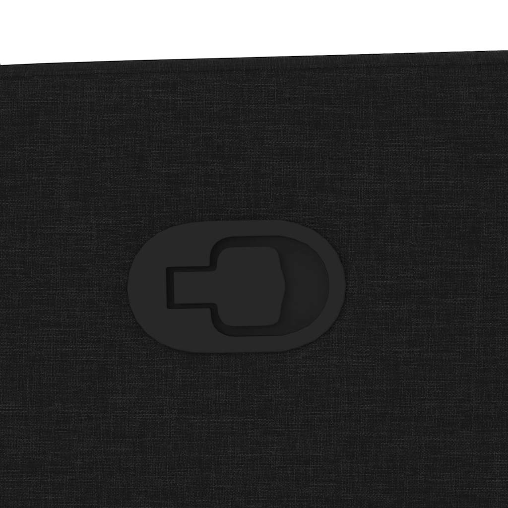 Πολυθρόνα Μασάζ Ανακλινόμενη με Ανύψωση Μαύρη Υφασμάτινη - Pakobazaar