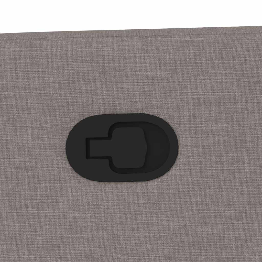 Πολυθρόνα Μασάζ Ανακλινόμενη με Ανύψωση Taupe Υφασμάτινη - Pakobazaar