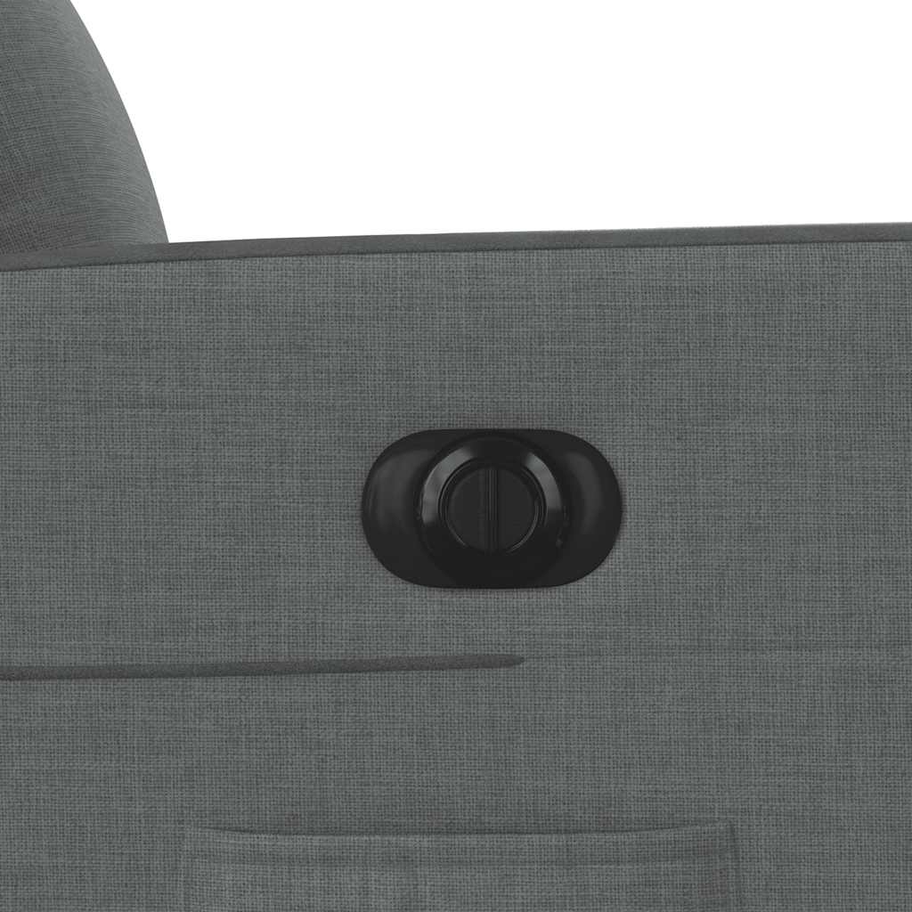 Πολυθρόνα Ανακλινόμενη Ηλεκτρική Σκούρο Γκρι Υφασμάτινη