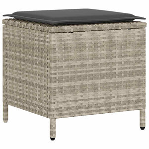 Σετ Καναπέδων Κήπου 6 Τεμαχίων με Μαξιλάρια από Ανοιχτό Γκρι Συνθετικό Ρατάν - Pakobazaar