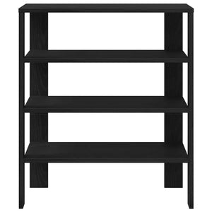 Ράφι παπουτσιών  Μαύρο 61x32x70 cm Κατασκευασμένο ξύλο