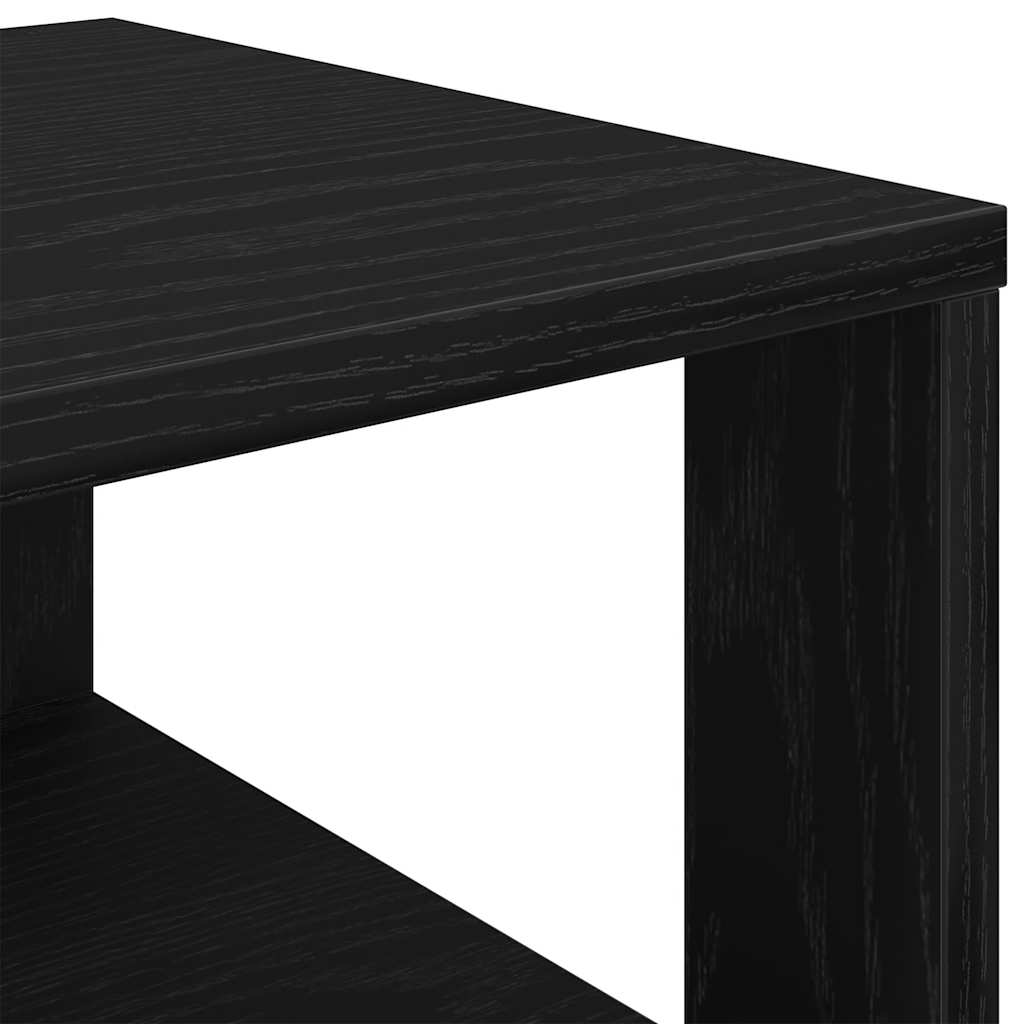 Ράφι παπουτσιών  Μαύρο 61x32x70 cm Κατασκευασμένο ξύλο