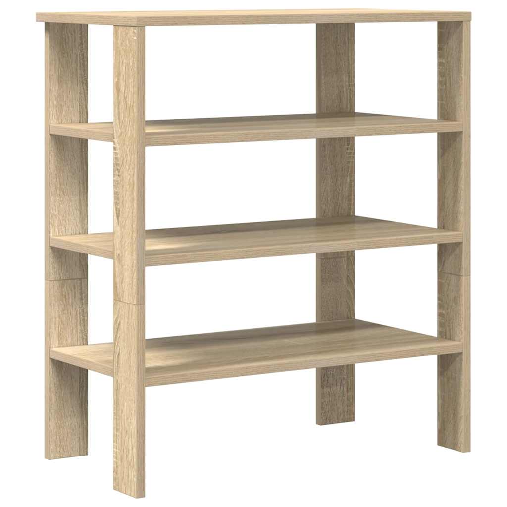 Ράφι παπουτσιών  Sonoma Oak 61x32x70 cm Κατασκευασμένο ξύλο