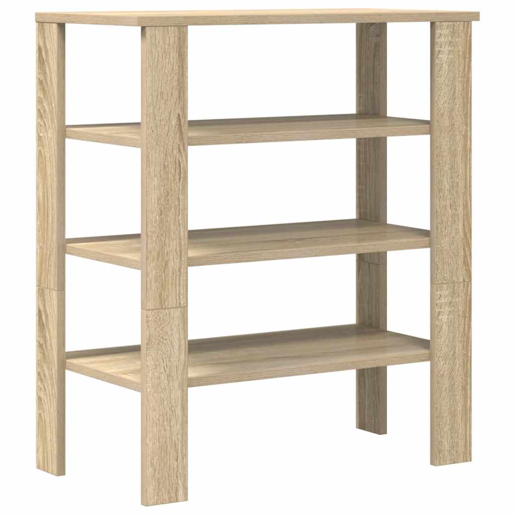 Ράφι παπουτσιών  Sonoma Oak 61x32x70 cm Κατασκευασμένο ξύλο