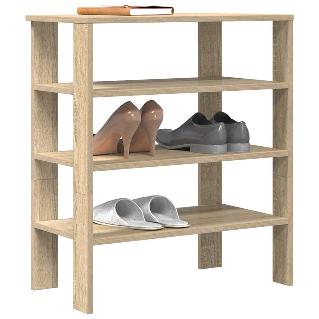 Ράφι παπουτσιών  Sonoma Oak 61x32x70 cm Κατασκευασμένο ξύλο