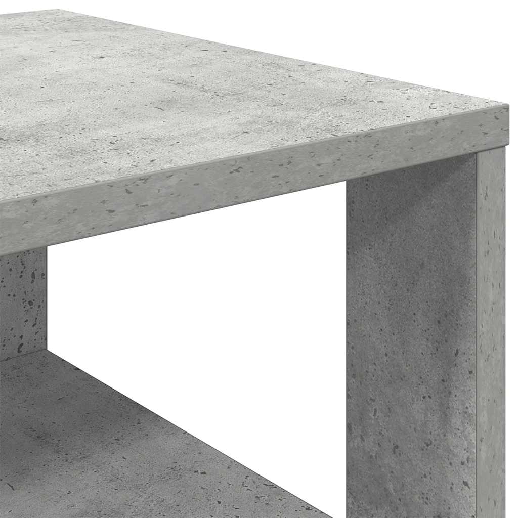 Ράφι παπουτσιών  Γκρι μπετόν 61x32x70 cm Κατασκευασμένο ξύλο