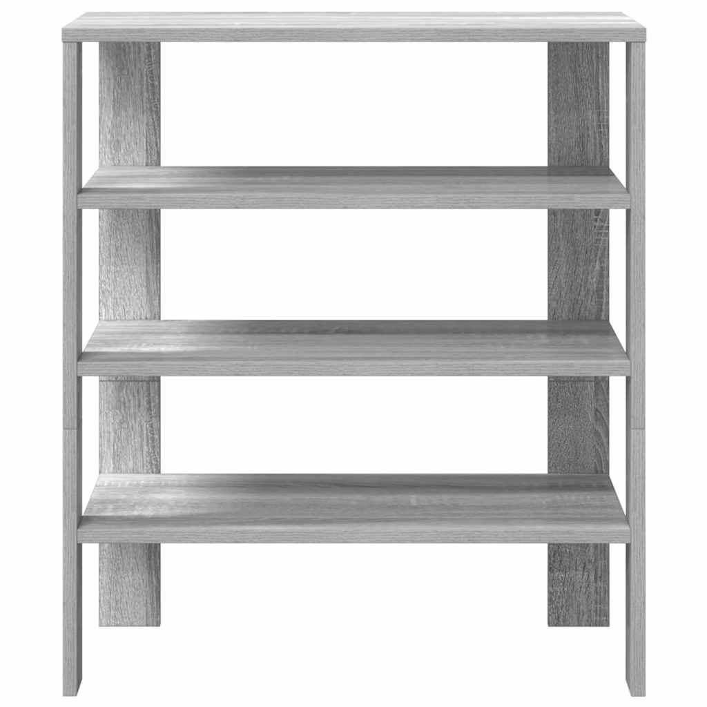 Ράφι παπουτσιών  Γκρι Sonoma 61x32x70 cm Κατασκευασμένο ξύλο
