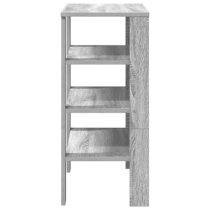 Ράφι παπουτσιών  Γκρι Sonoma 61x32x70 cm Κατασκευασμένο ξύλο