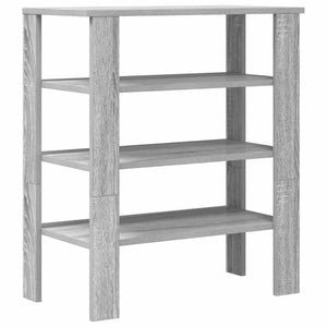 Ράφι παπουτσιών  Γκρι Sonoma 61x32x70 cm Κατασκευασμένο ξύλο