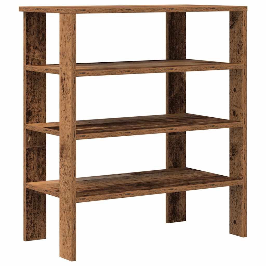 Ράφι παπουτσιών  Παλιό ξύλο 61x32x70 cm Κατασκευασμένο ξύλο - Pakobazaar