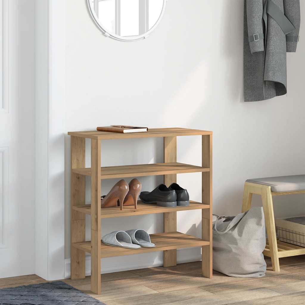 Ράφι παπουτσιών  Artisan Oak 61x32x70 cm Κατασκευασμένο ξύλο
