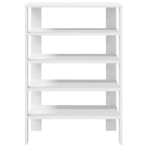Ράφι παπουτσιών  Λευκό 61x32x87,5 cm Κατασκευασμένο ξύλο - Pakobazaar