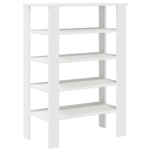 Ράφι παπουτσιών  Λευκό 61x32x87,5 cm Κατασκευασμένο ξύλο - Pakobazaar